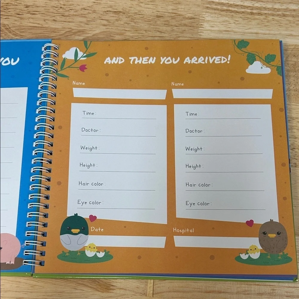 Twins First Year Memory Book